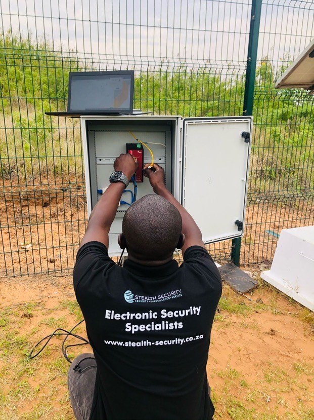 Stealth security technician commissioning camera izinga umhlanga