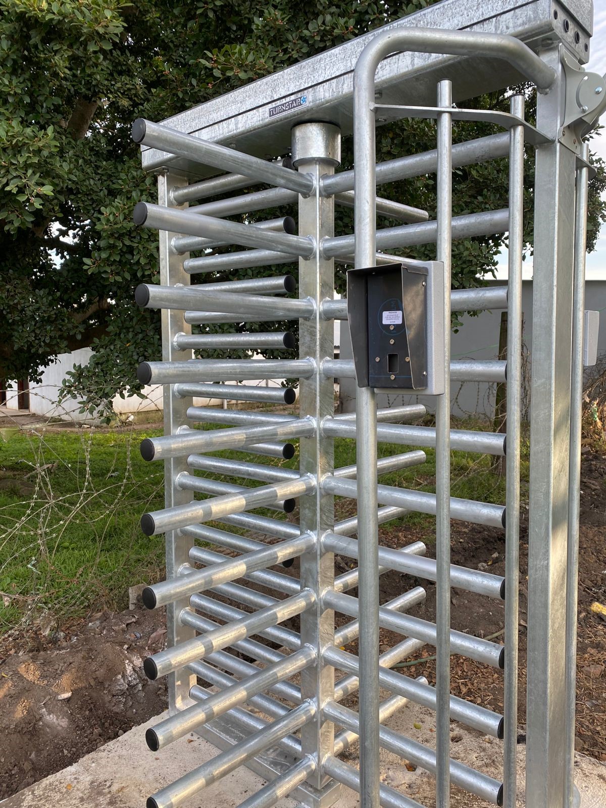 Greater heights farm Fuell height turnstile installation