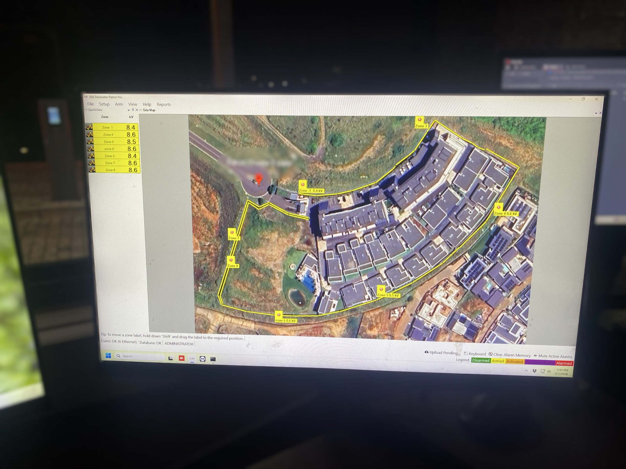 JVA Perimeter patrol software installation Balize Stealth Security scaled