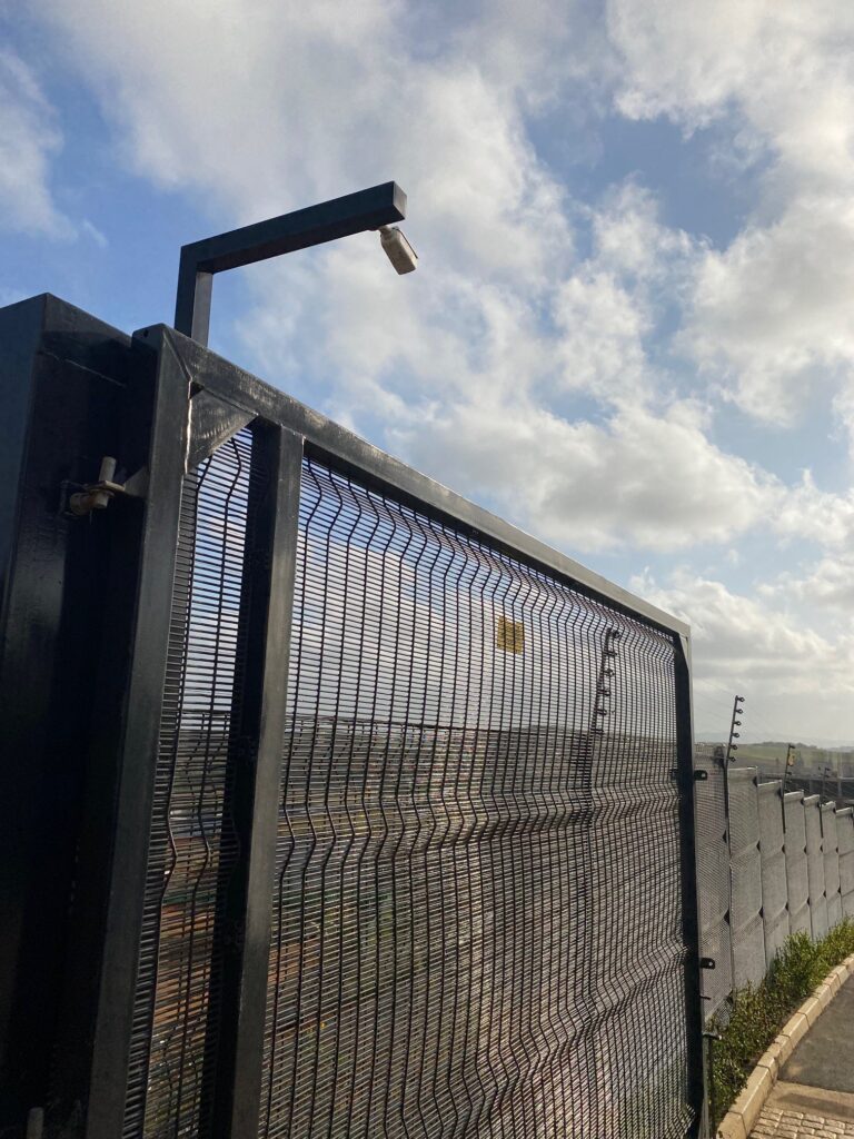 Stealth security CCTV installation balize estate perimeter entrance