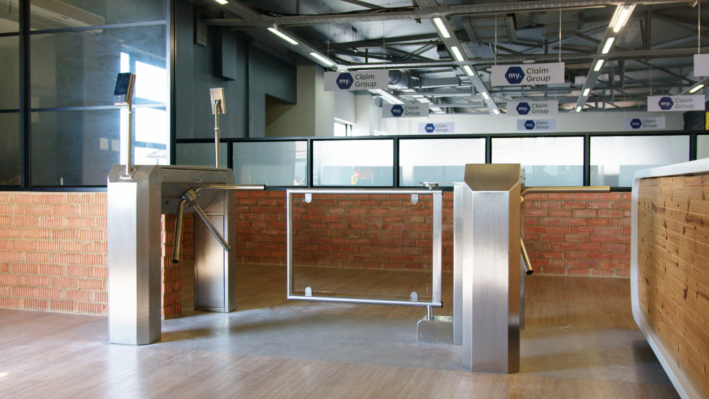 access control installation turnstar and hikvision