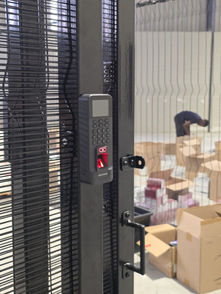 biometric access control installation warehouse epping cape town