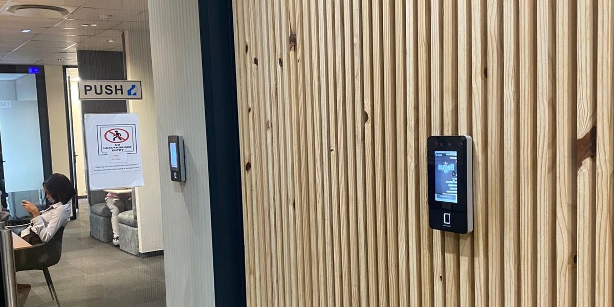 regus durban biometric access control