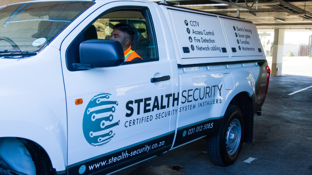stealth security vehicle branded