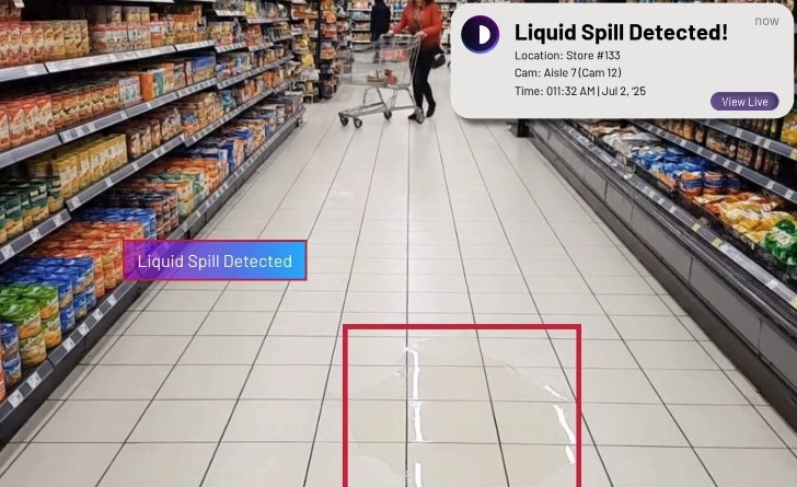 liquid spill detection